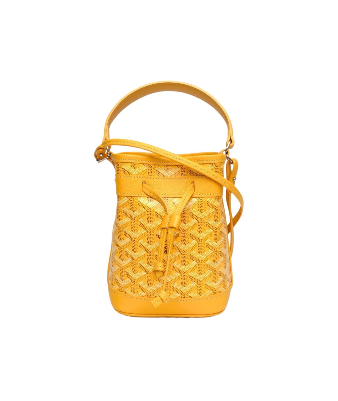 GOYARD Желтая сумка через плечо, фото 10