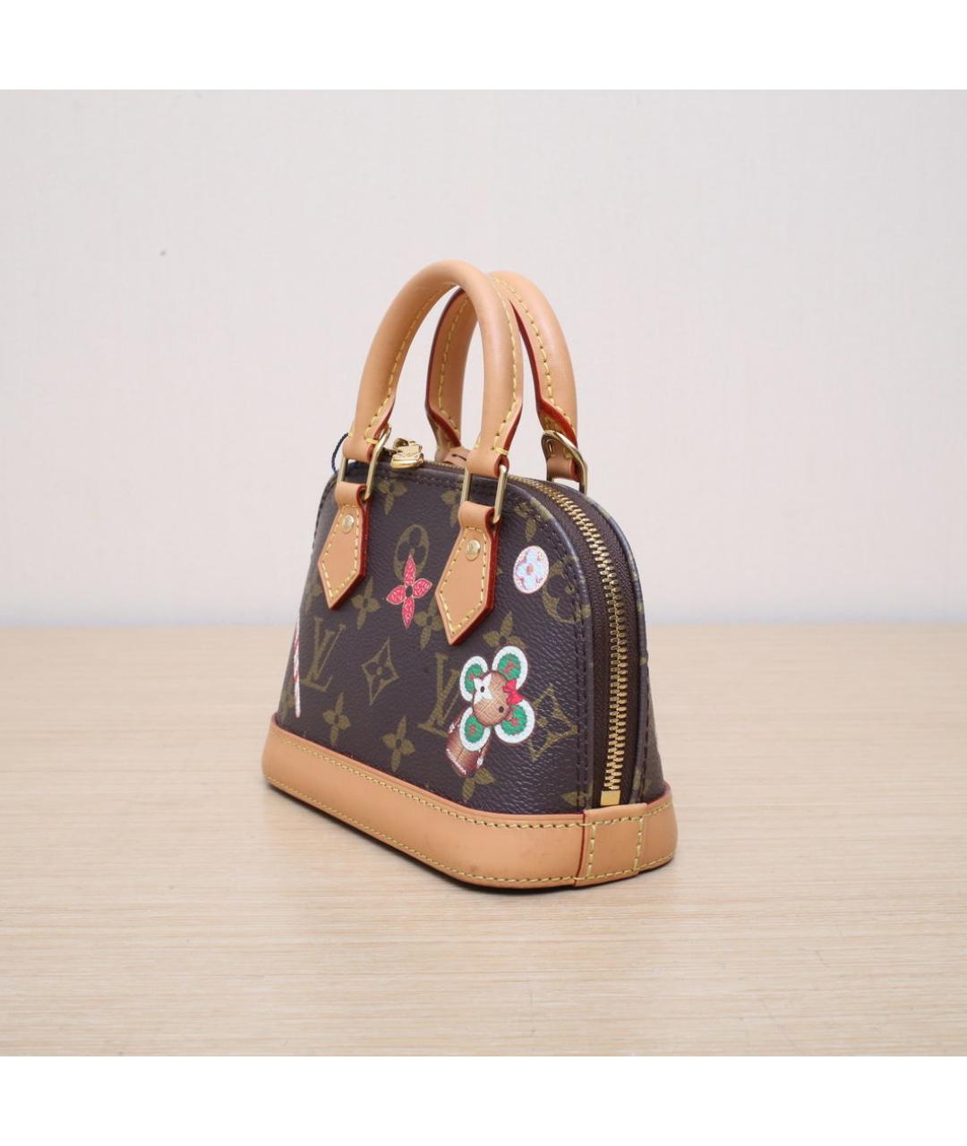 LOUIS VUITTON Коричневая сумка через плечо, фото 4