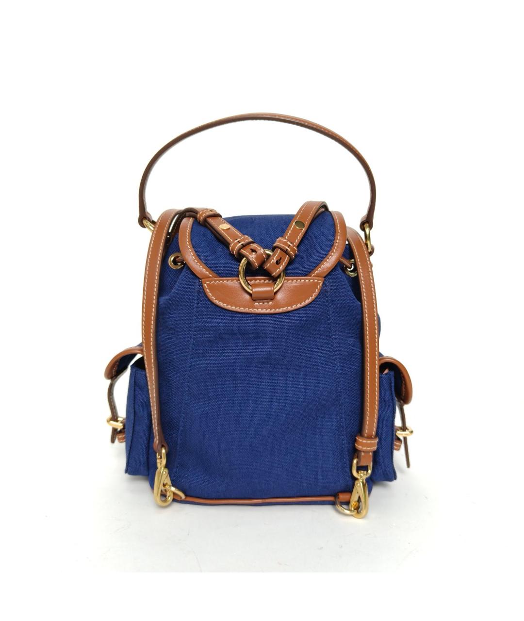 MIU MIU Синий рюкзак, фото 3