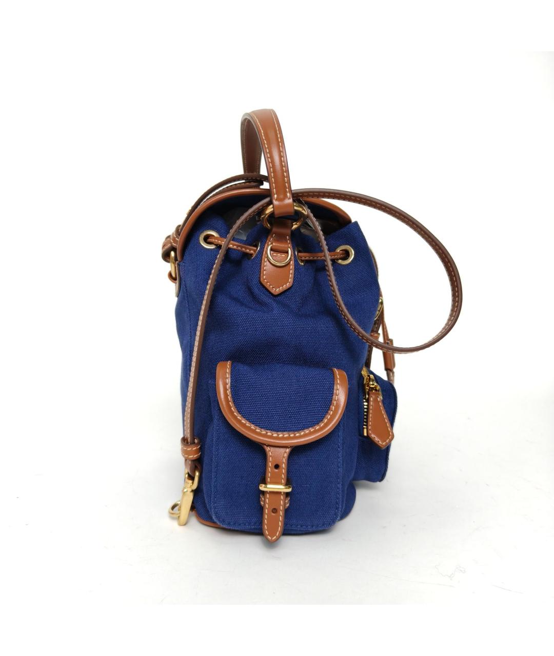 MIU MIU Синий рюкзак, фото 2