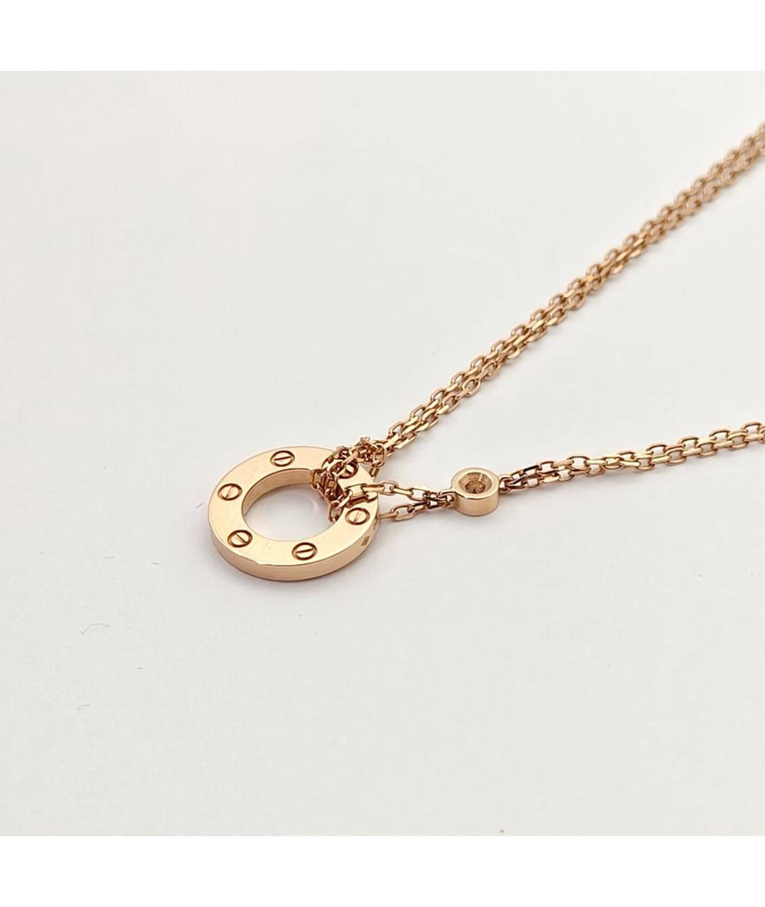 CARTIER Золотое колье из розового золота, фото 5