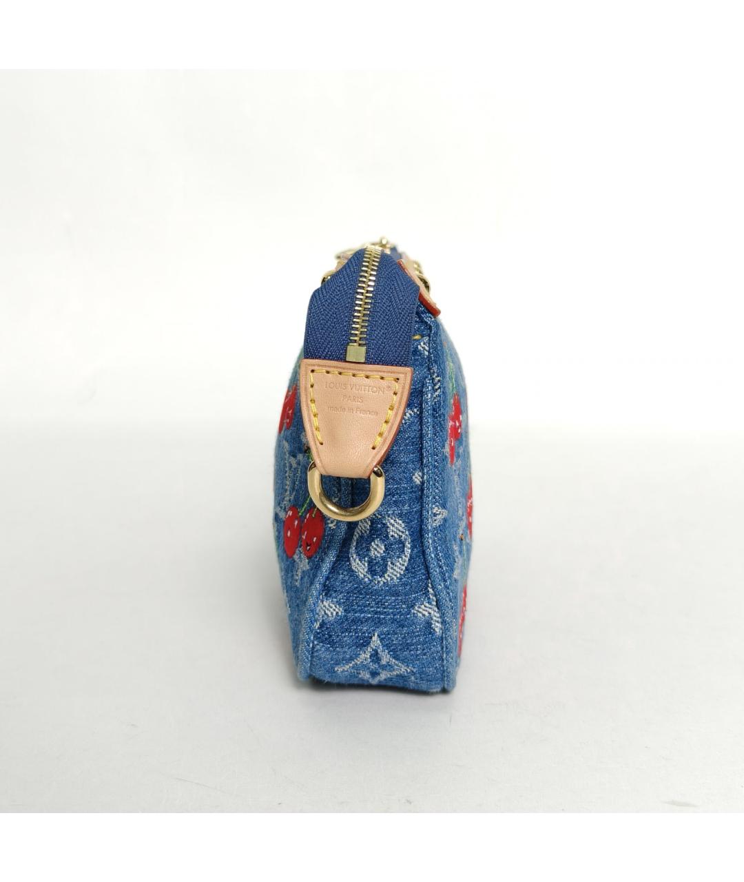 LOUIS VUITTON Синяя сумка через плечо, фото 3