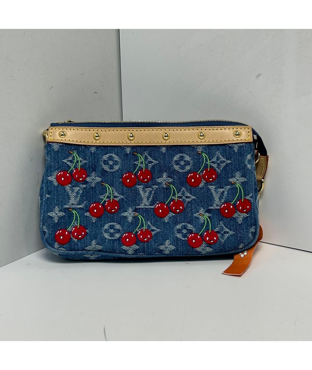 LOUIS VUITTON Синяя сумка через плечо, фото 8