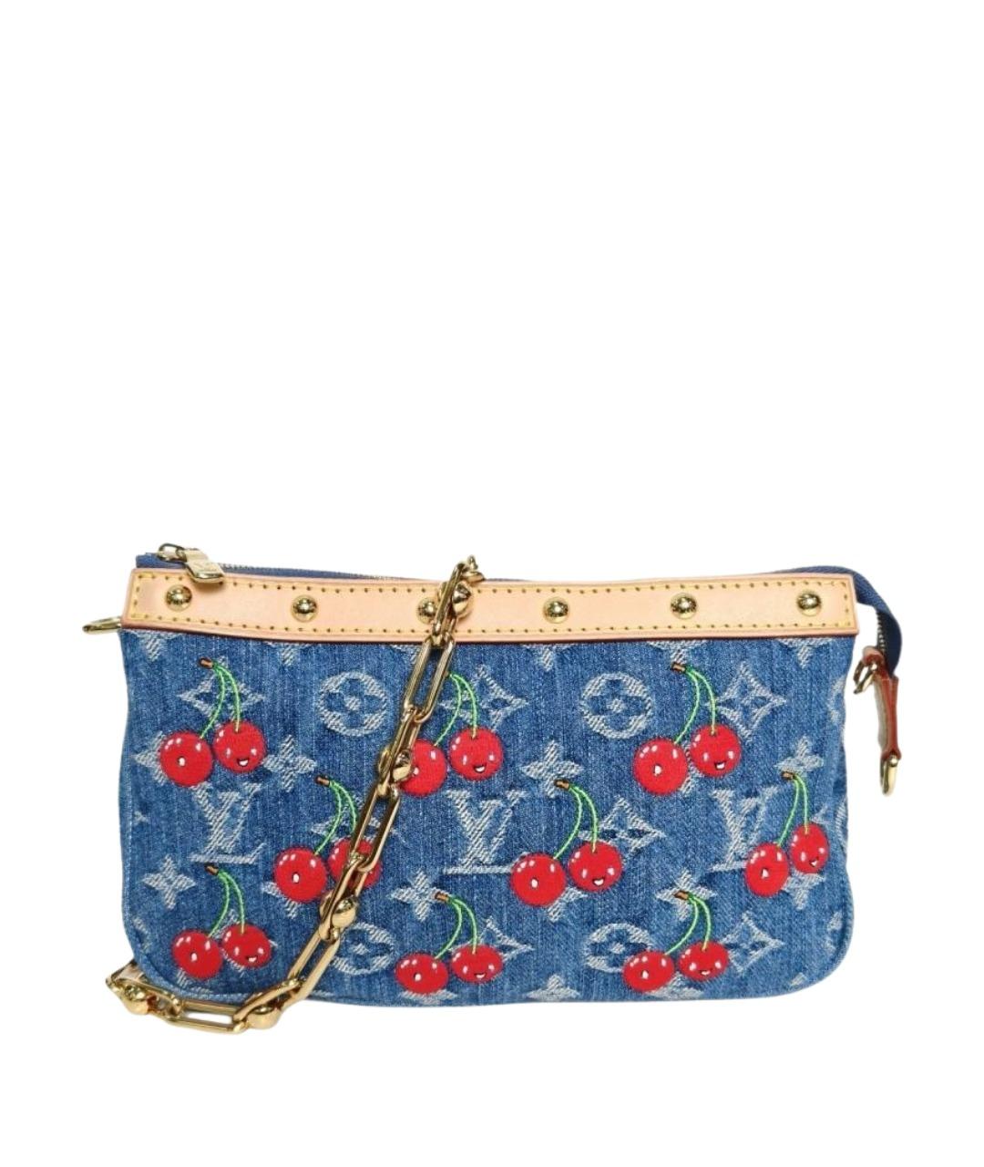 LOUIS VUITTON Синяя сумка через плечо, фото 1