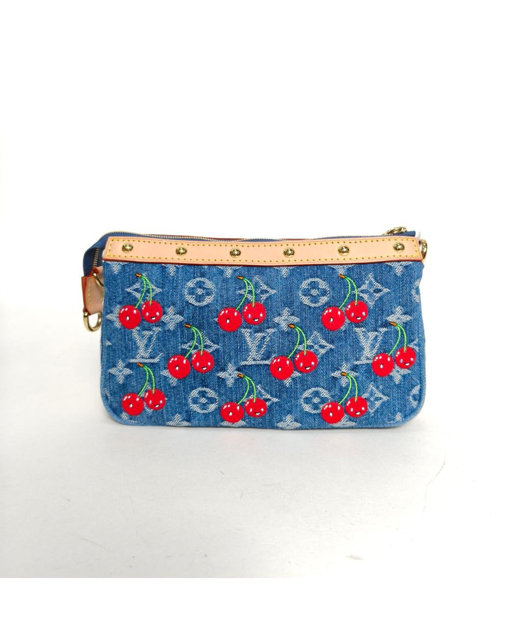 LOUIS VUITTON Синяя сумка через плечо, фото 4