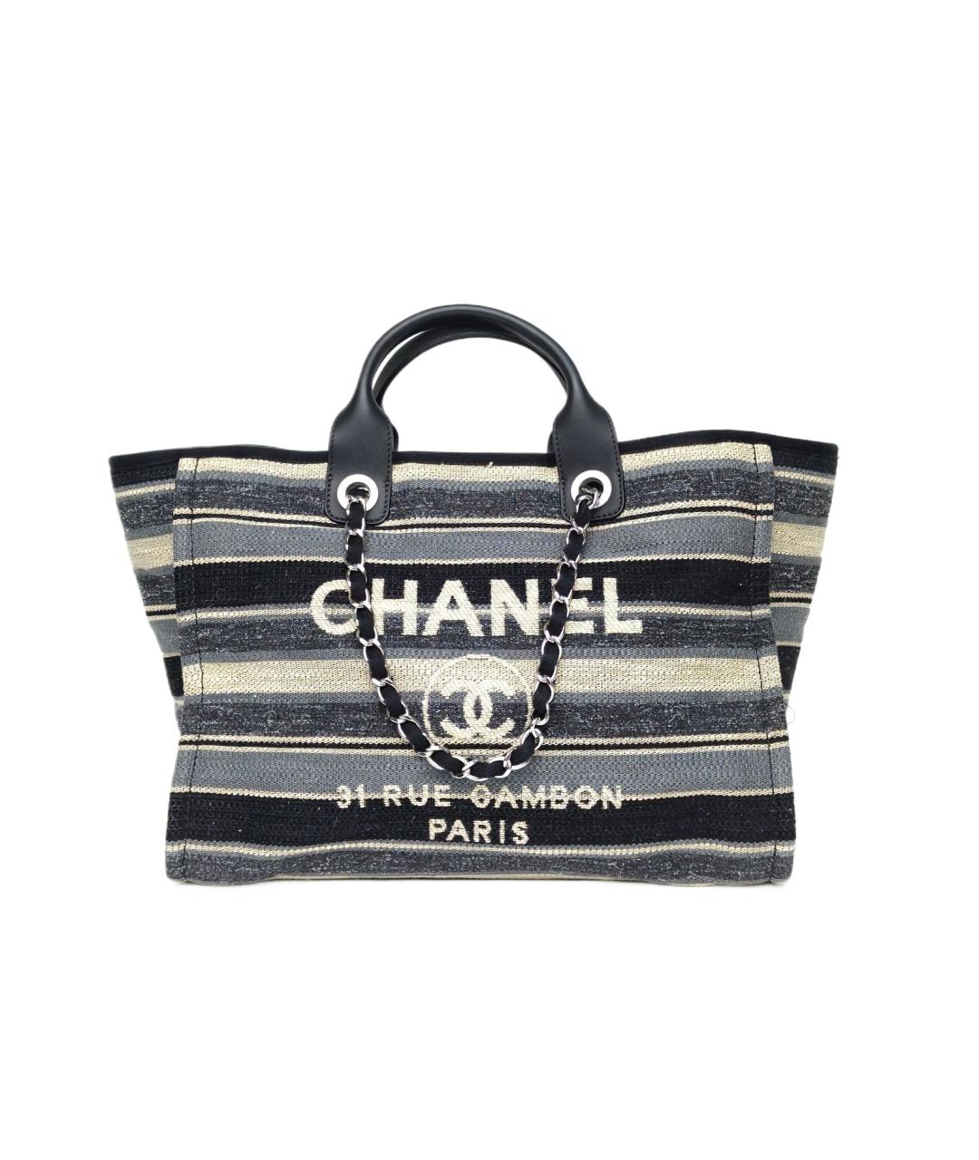 CHANEL Серая пляжная сумка, фото 10