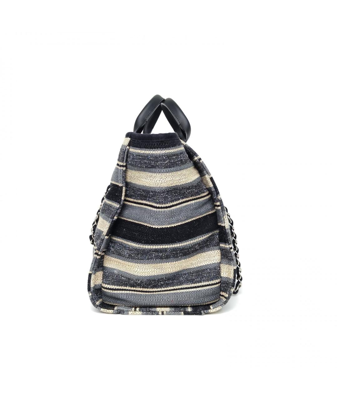 CHANEL Серая пляжная сумка, фото 3