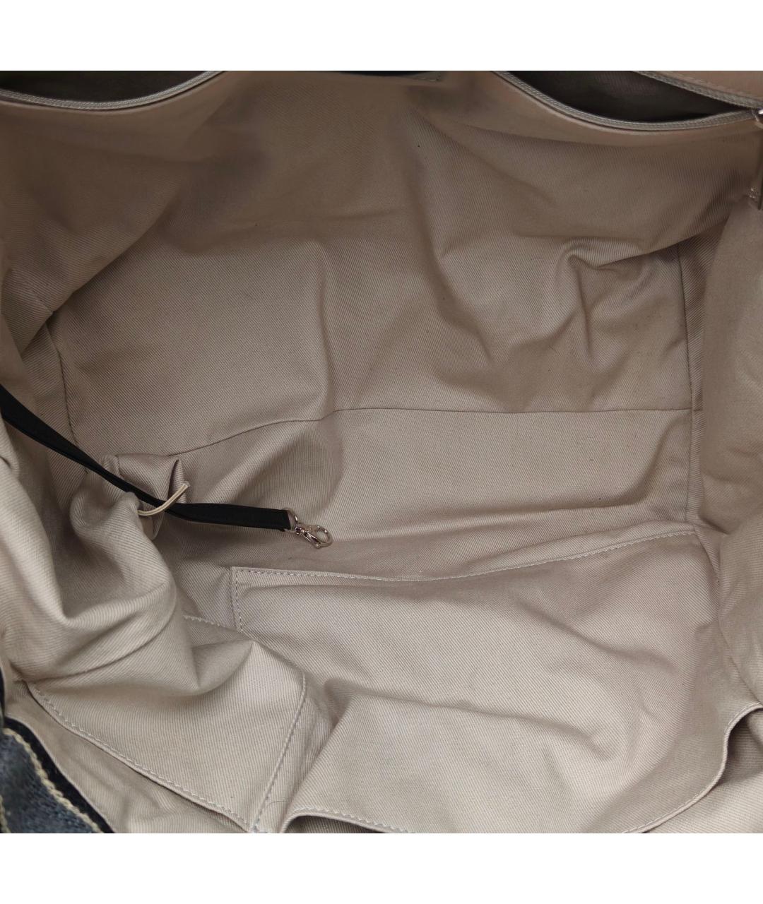 CHANEL Серая пляжная сумка, фото 7