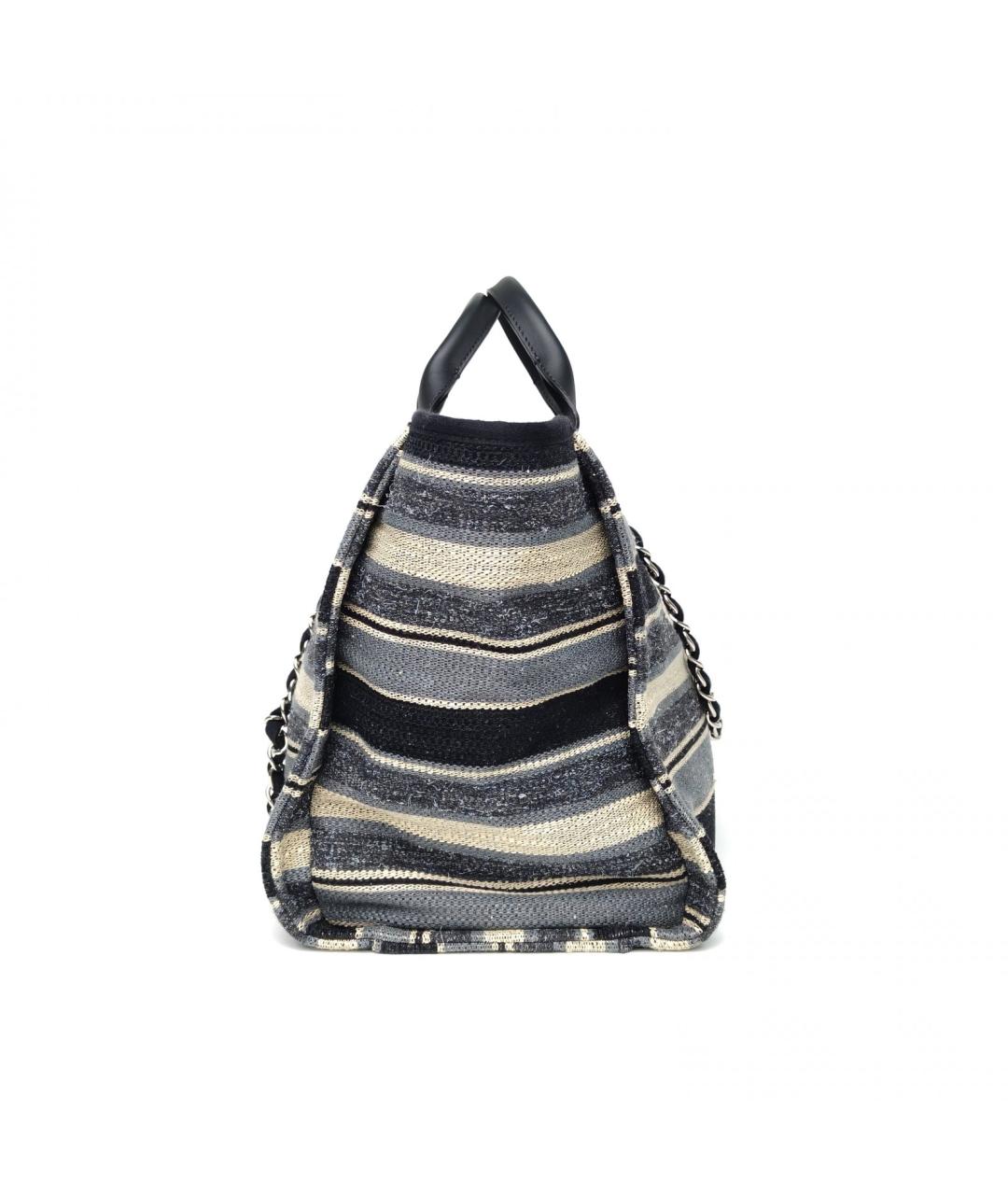 CHANEL Серая пляжная сумка, фото 5