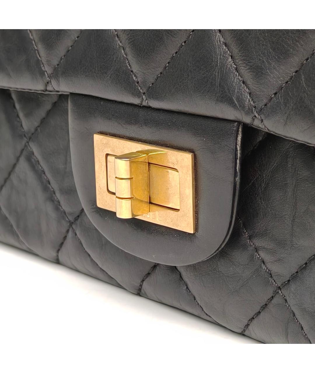 CHANEL Черная кожаная сумка через плечо, фото 7