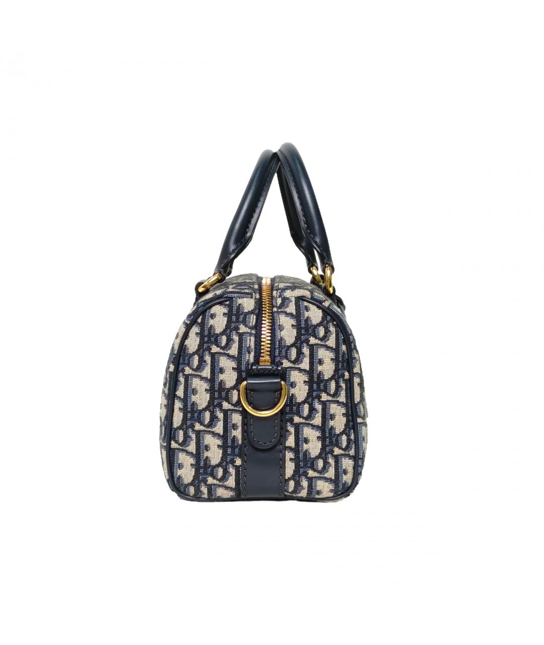 CHRISTIAN DIOR Темно-синяя сумка через плечо, фото 5