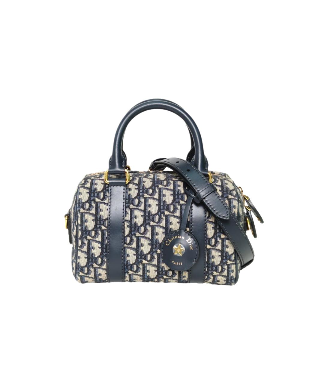 CHRISTIAN DIOR Темно-синяя сумка через плечо, фото 9
