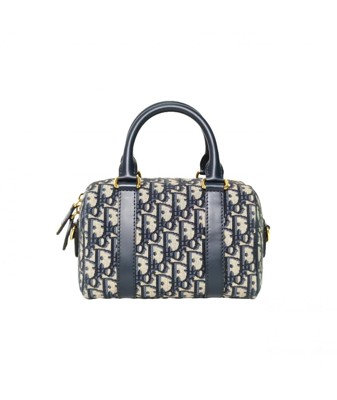 CHRISTIAN DIOR Темно-синяя сумка через плечо, фото 4