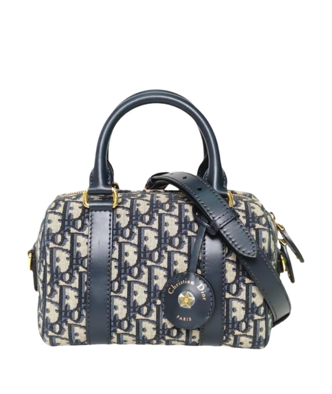 CHRISTIAN DIOR Темно-синяя сумка через плечо, фото 1