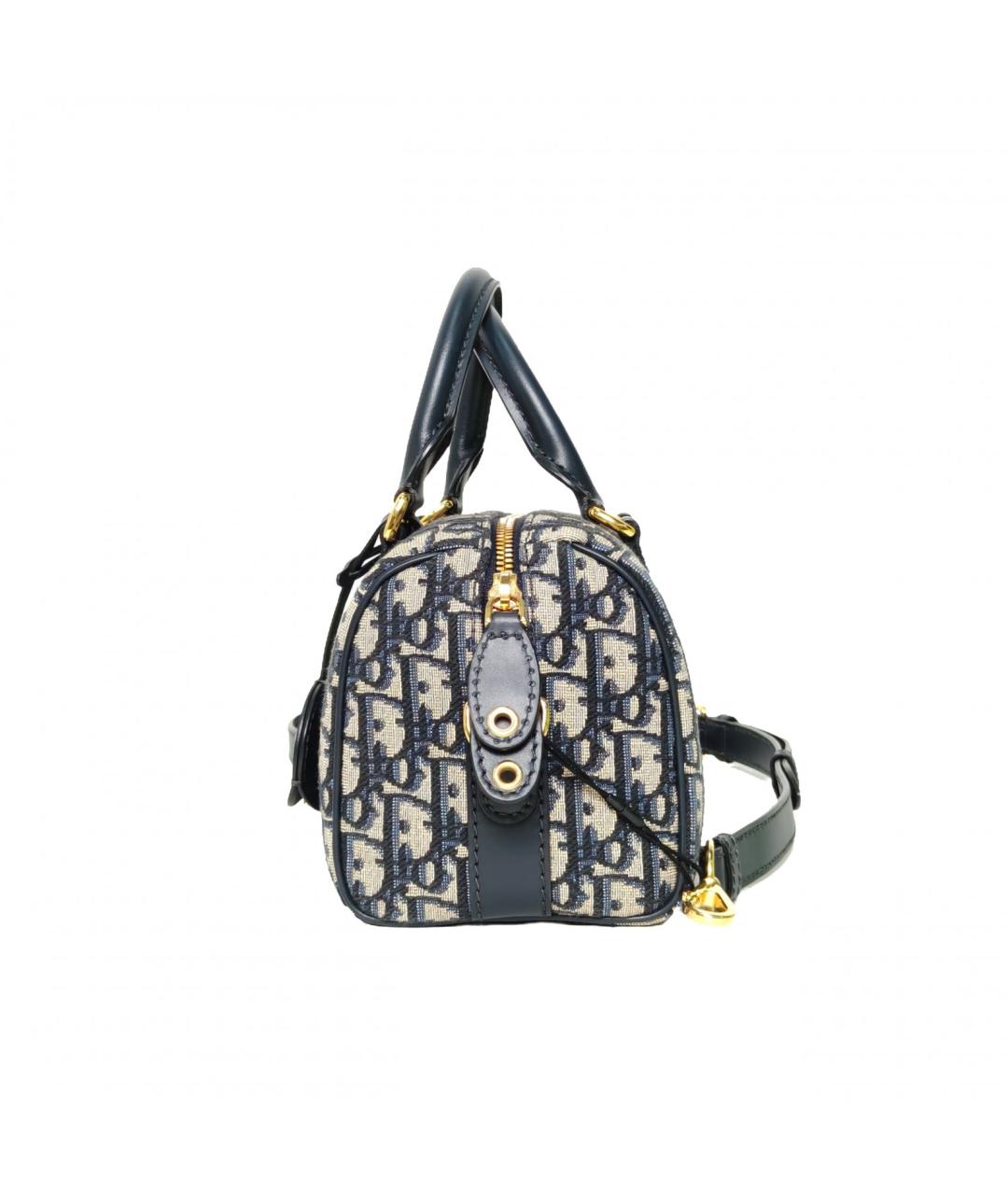 CHRISTIAN DIOR Темно-синяя сумка через плечо, фото 3