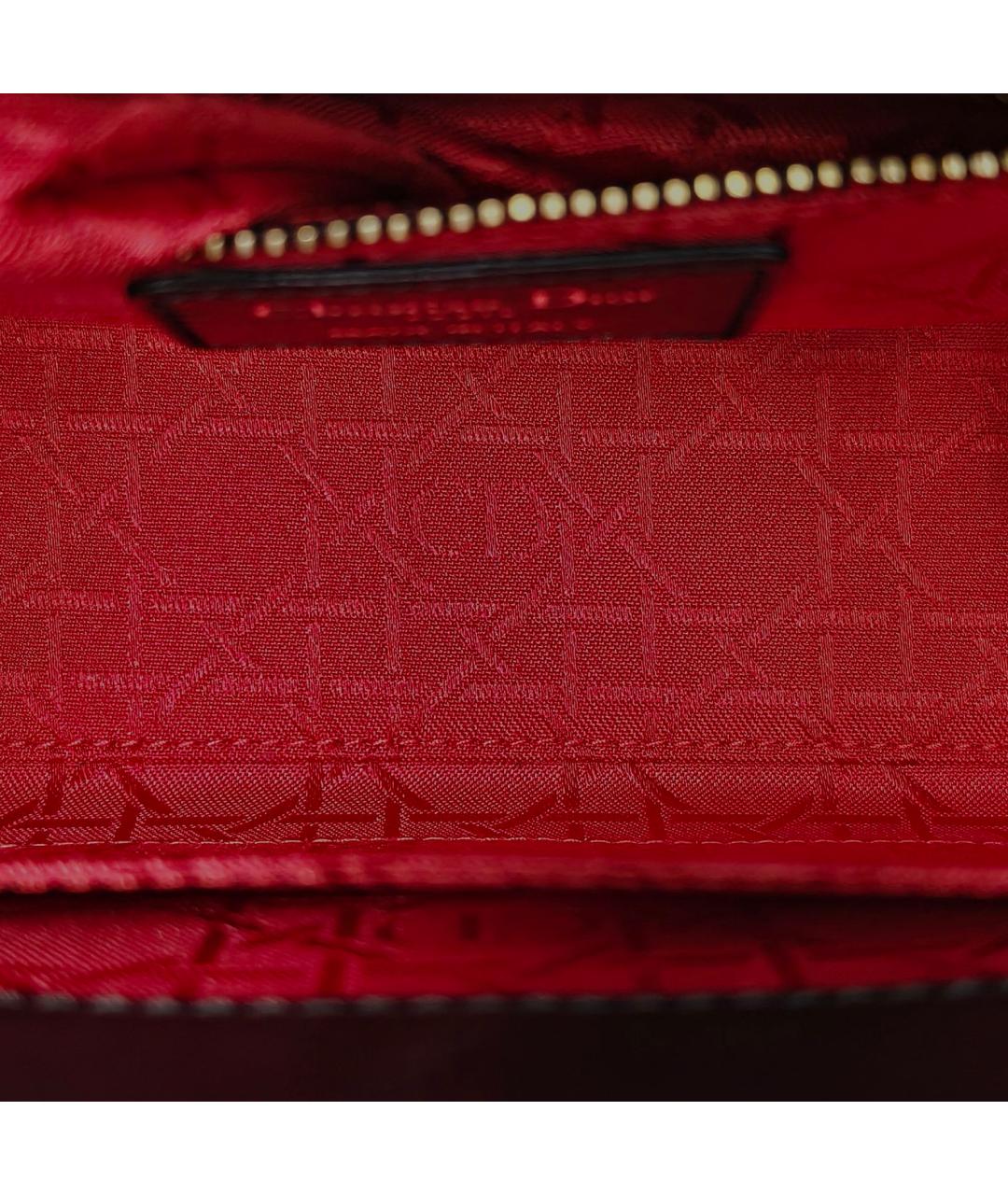 CHRISTIAN DIOR Черная кожаная сумка с короткими ручками, фото 8