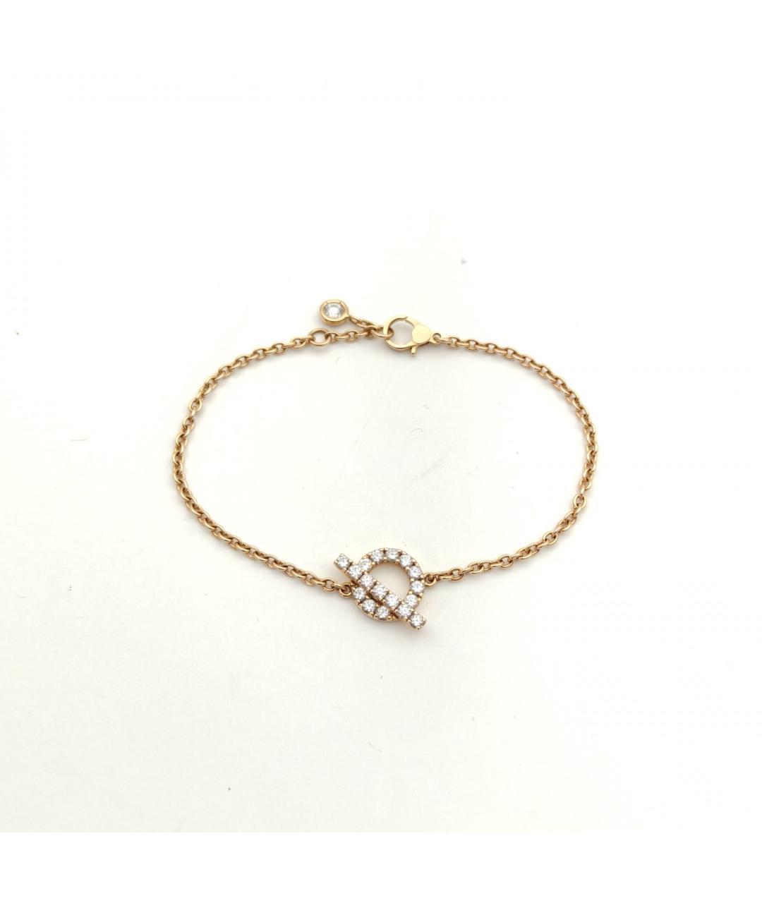 HERMES Золотой браслет из розового золота, фото 2