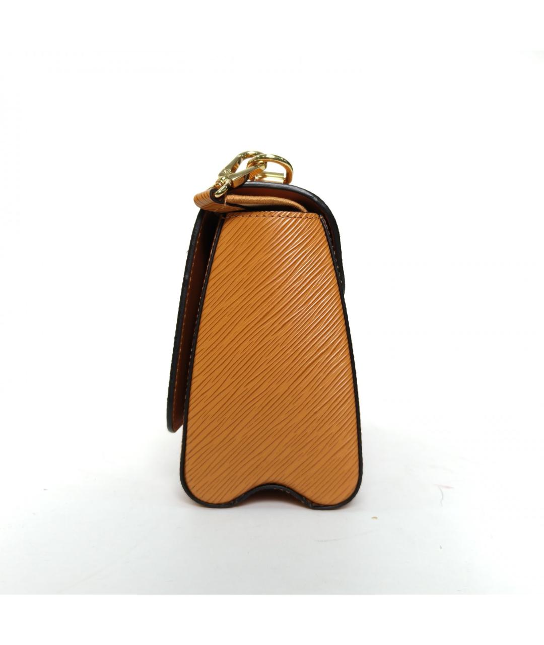 LOUIS VUITTON Оранжевая кожаная сумка через плечо, фото 3