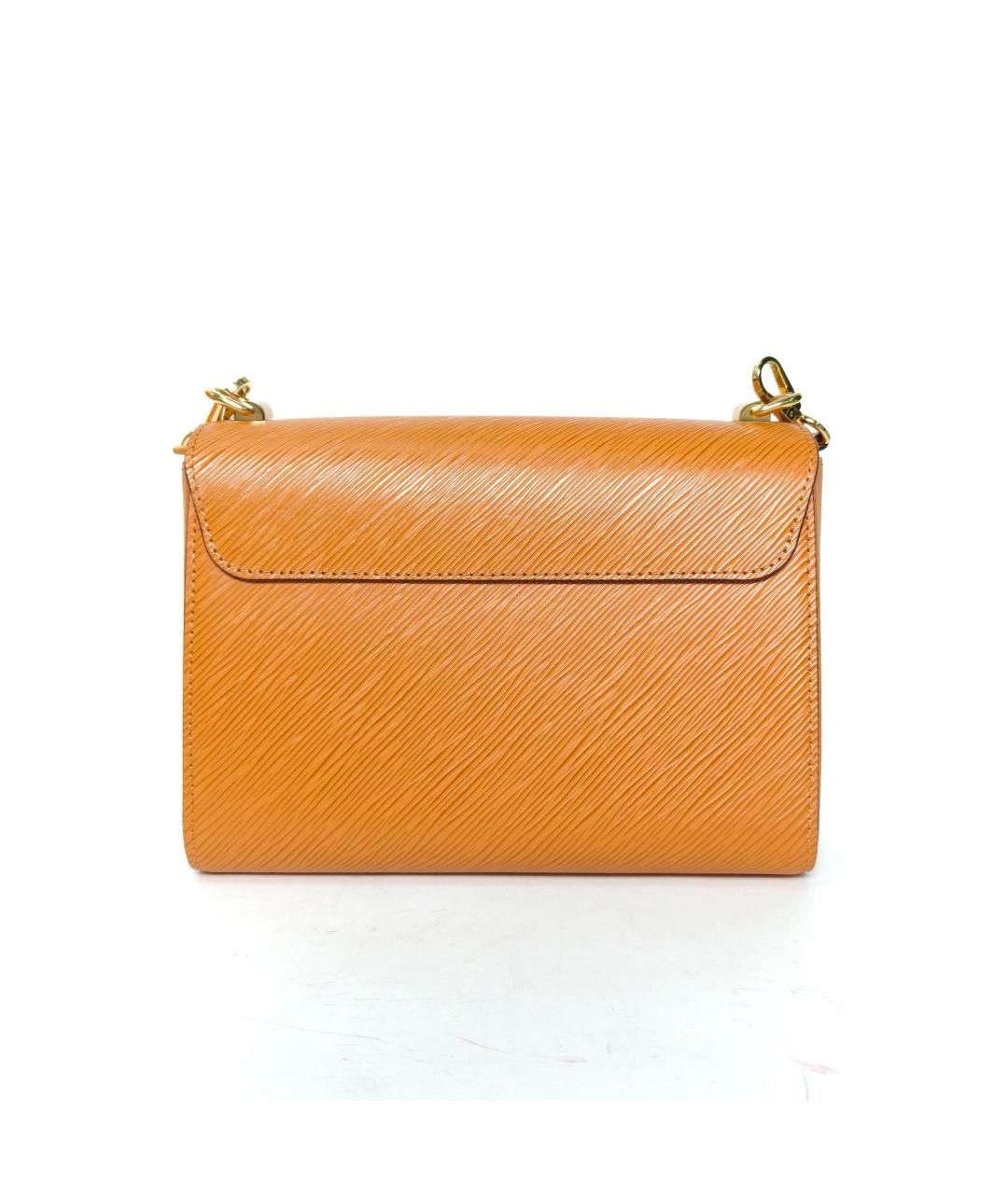 LOUIS VUITTON Оранжевая кожаная сумка через плечо, фото 4