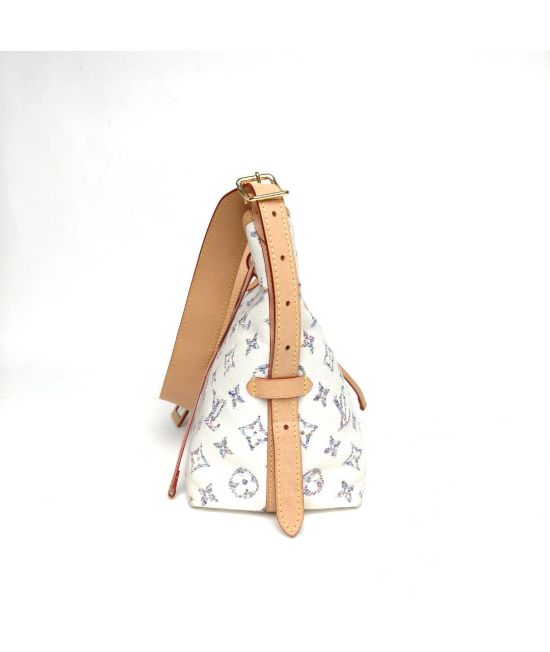 LOUIS VUITTON Белая сумка через плечо, фото 3