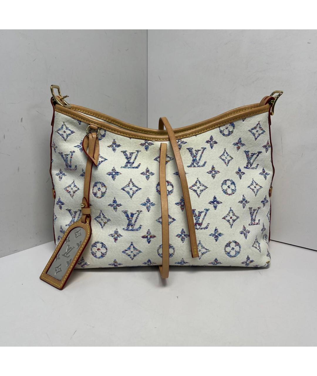 LOUIS VUITTON Белая сумка через плечо, фото 8