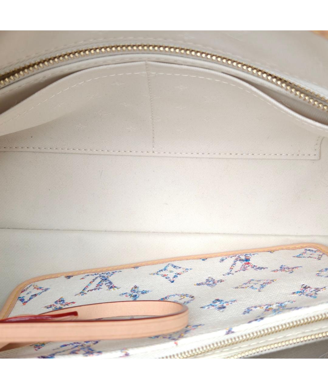 LOUIS VUITTON Белая сумка через плечо, фото 7