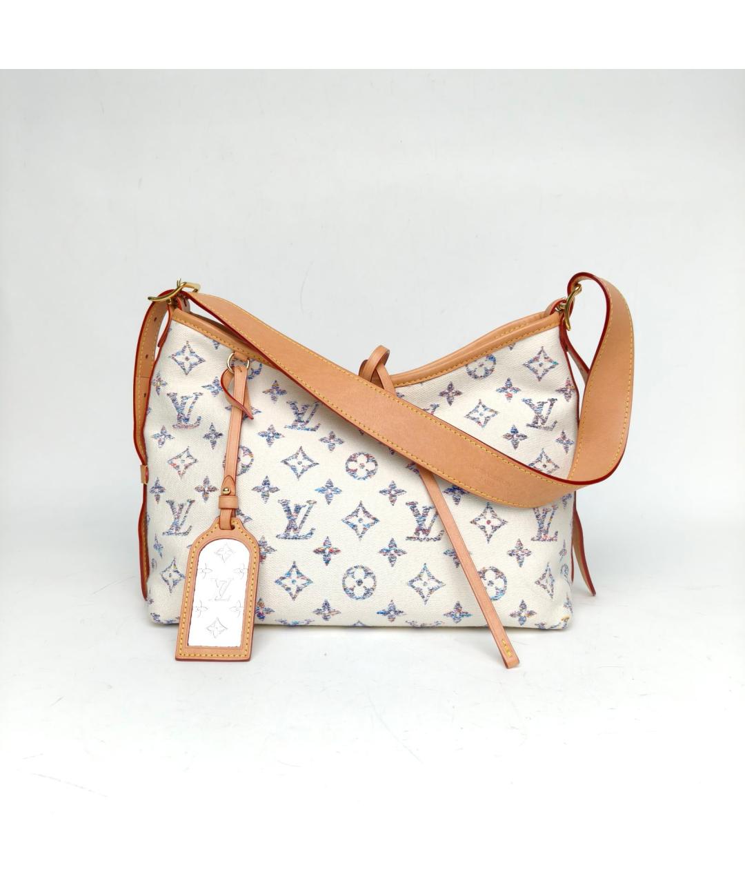 LOUIS VUITTON Белая сумка через плечо, фото 2