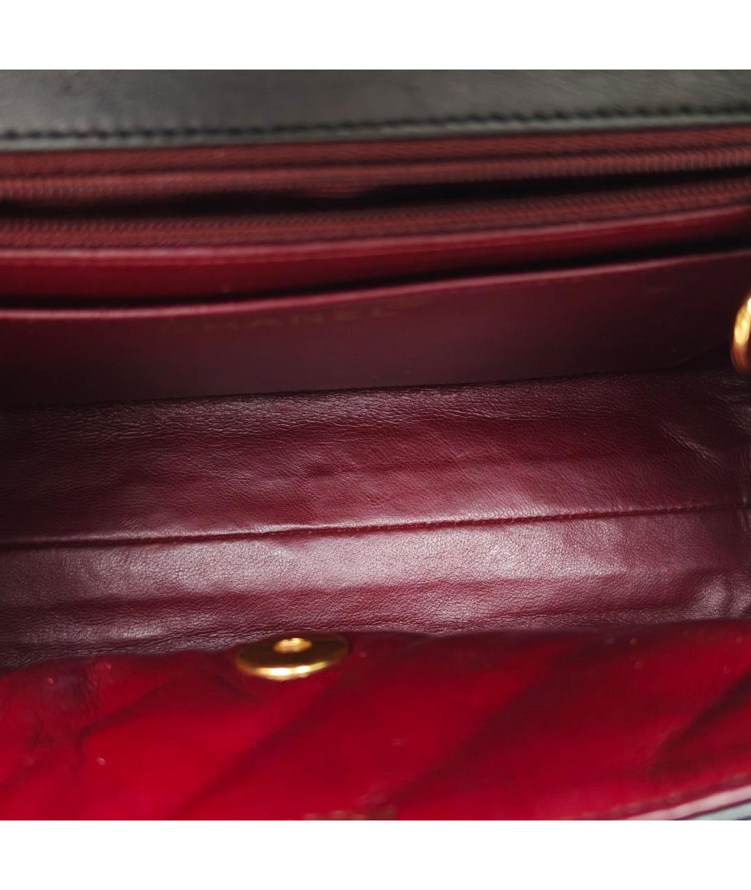 CHANEL Черная кожаная сумка через плечо, фото 8