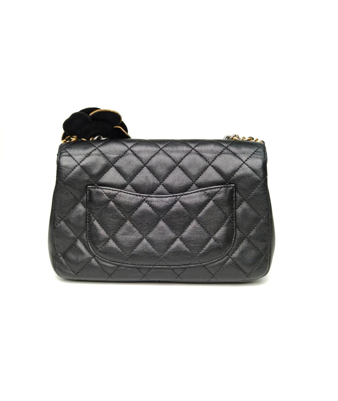 CHANEL Черная кожаная сумка через плечо, фото 2