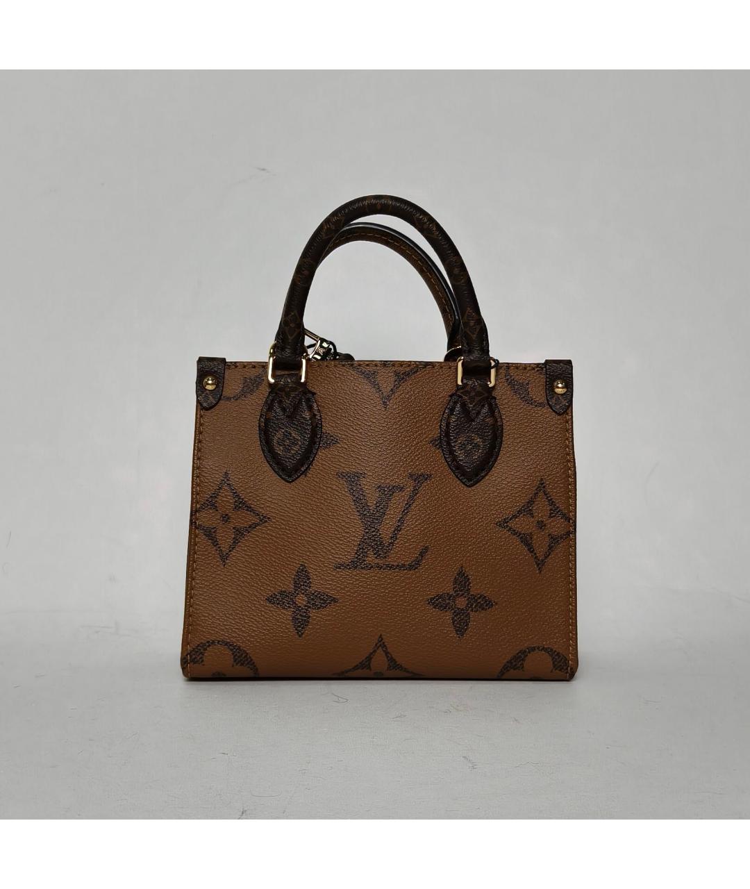 LOUIS VUITTON Коричневая сумка через плечо, фото 4
