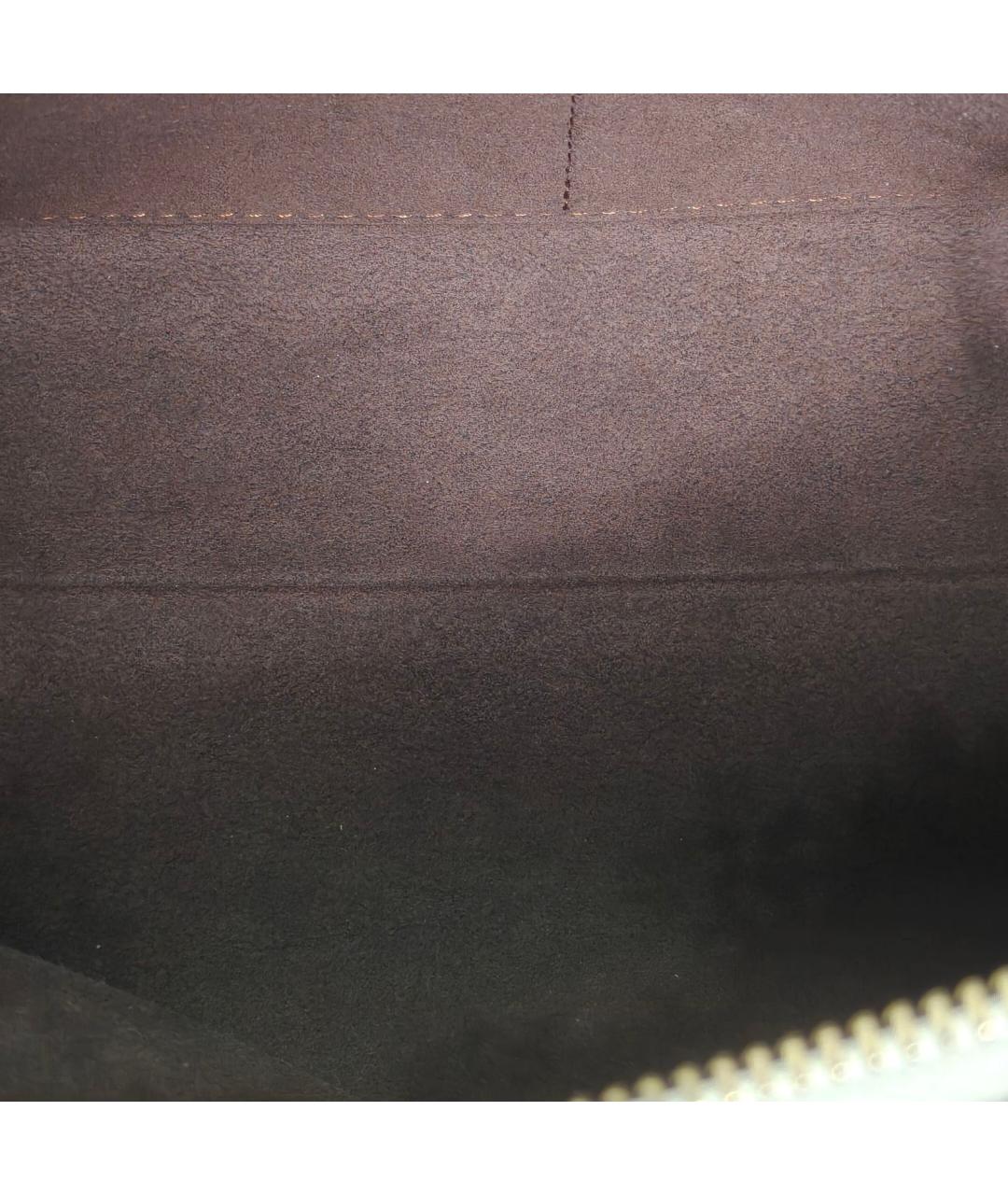 LOUIS VUITTON Бежевая кожаная сумка через плечо, фото 8