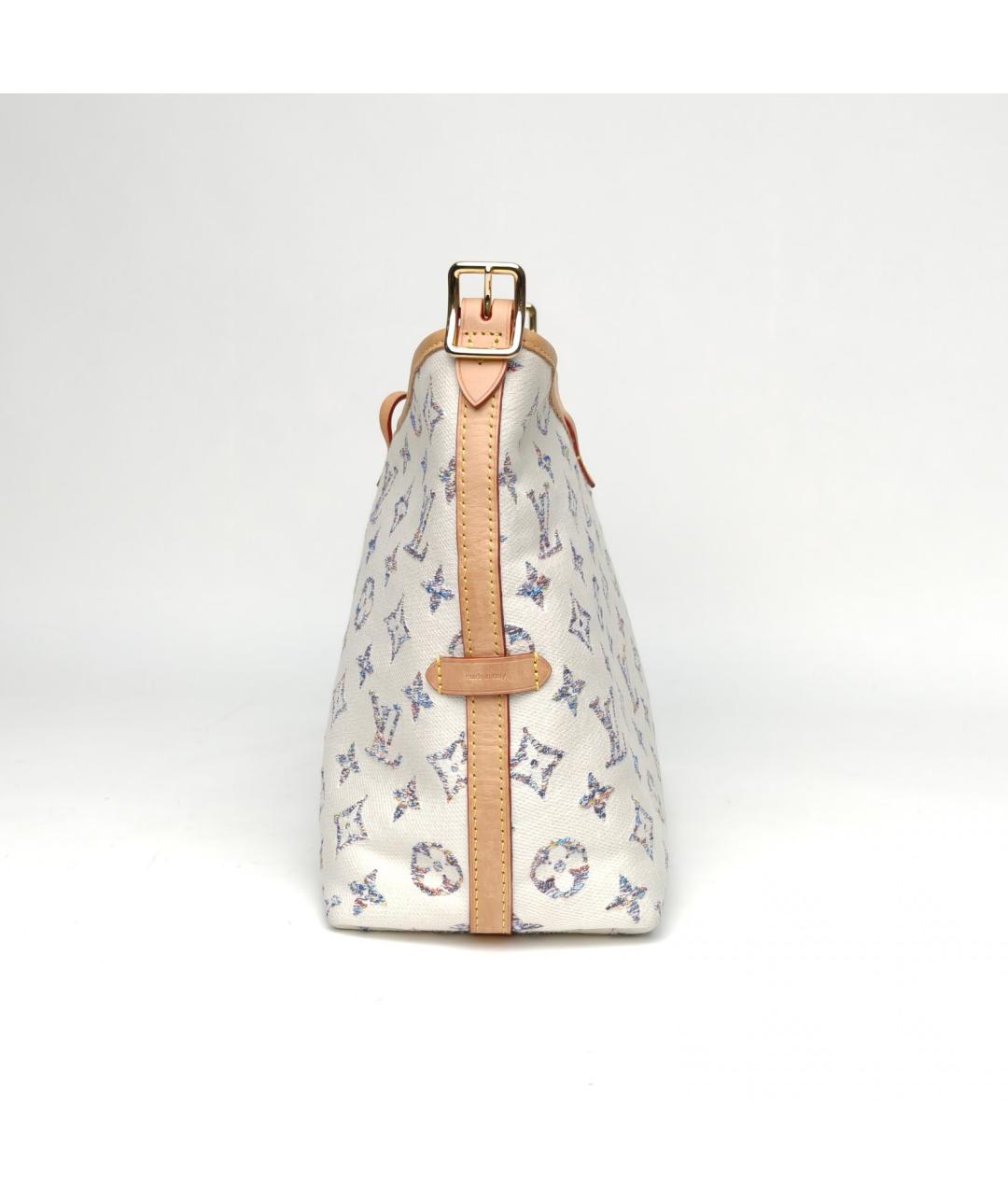LOUIS VUITTON Белая сумка через плечо, фото 5