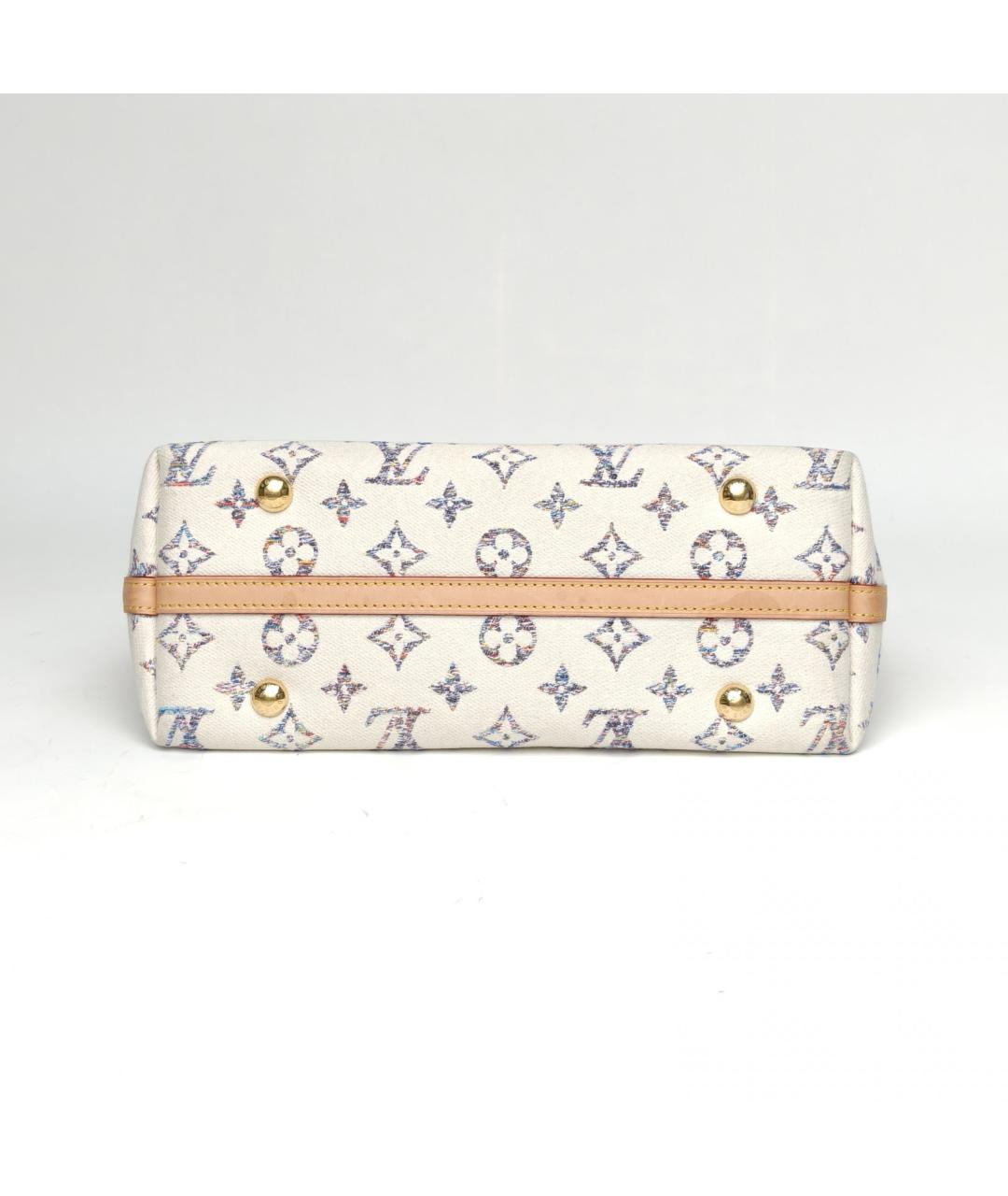 LOUIS VUITTON Белая сумка через плечо, фото 6