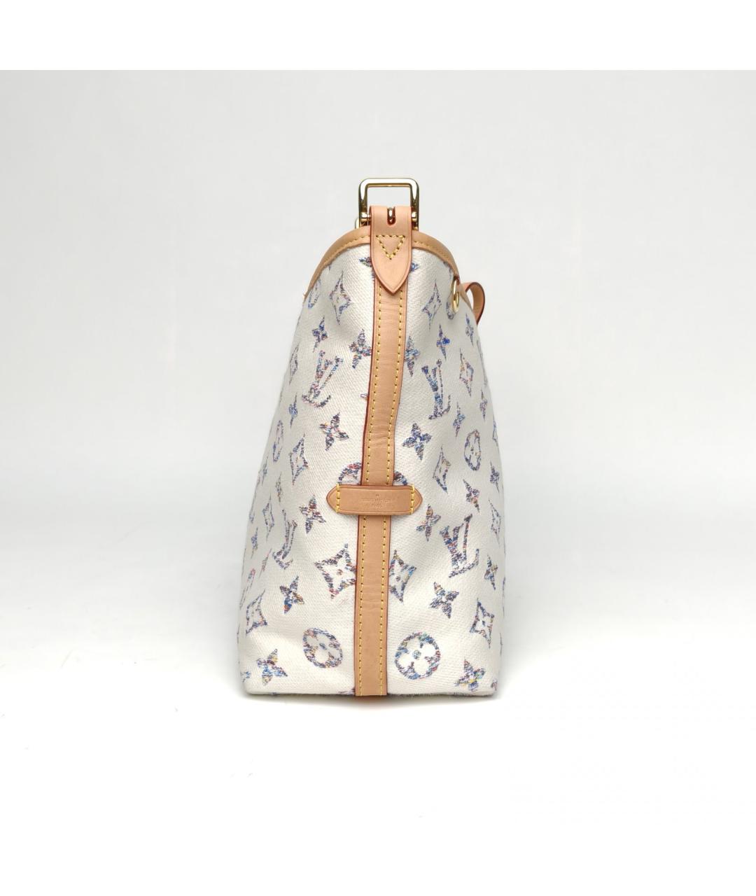 LOUIS VUITTON Белая сумка через плечо, фото 3