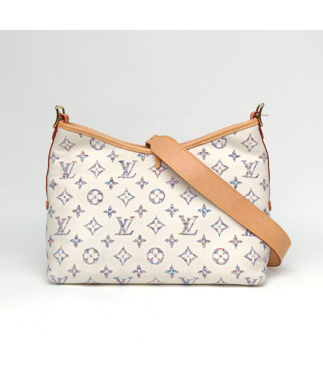 LOUIS VUITTON Белая сумка через плечо, фото 2