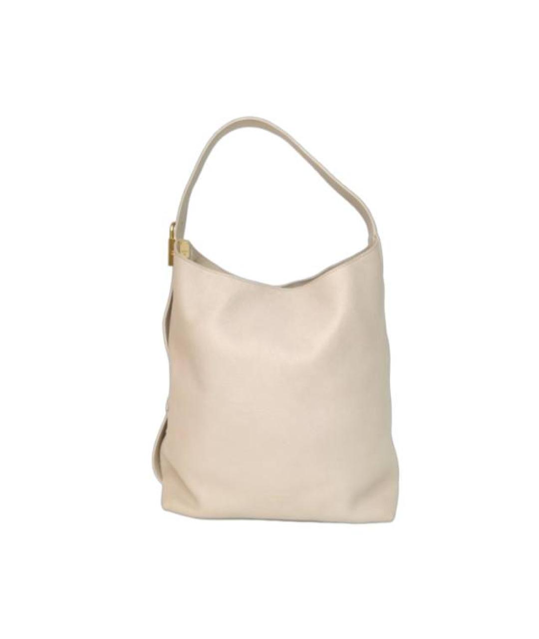 LOUIS VUITTON Белая кожаная сумка через плечо, фото 1