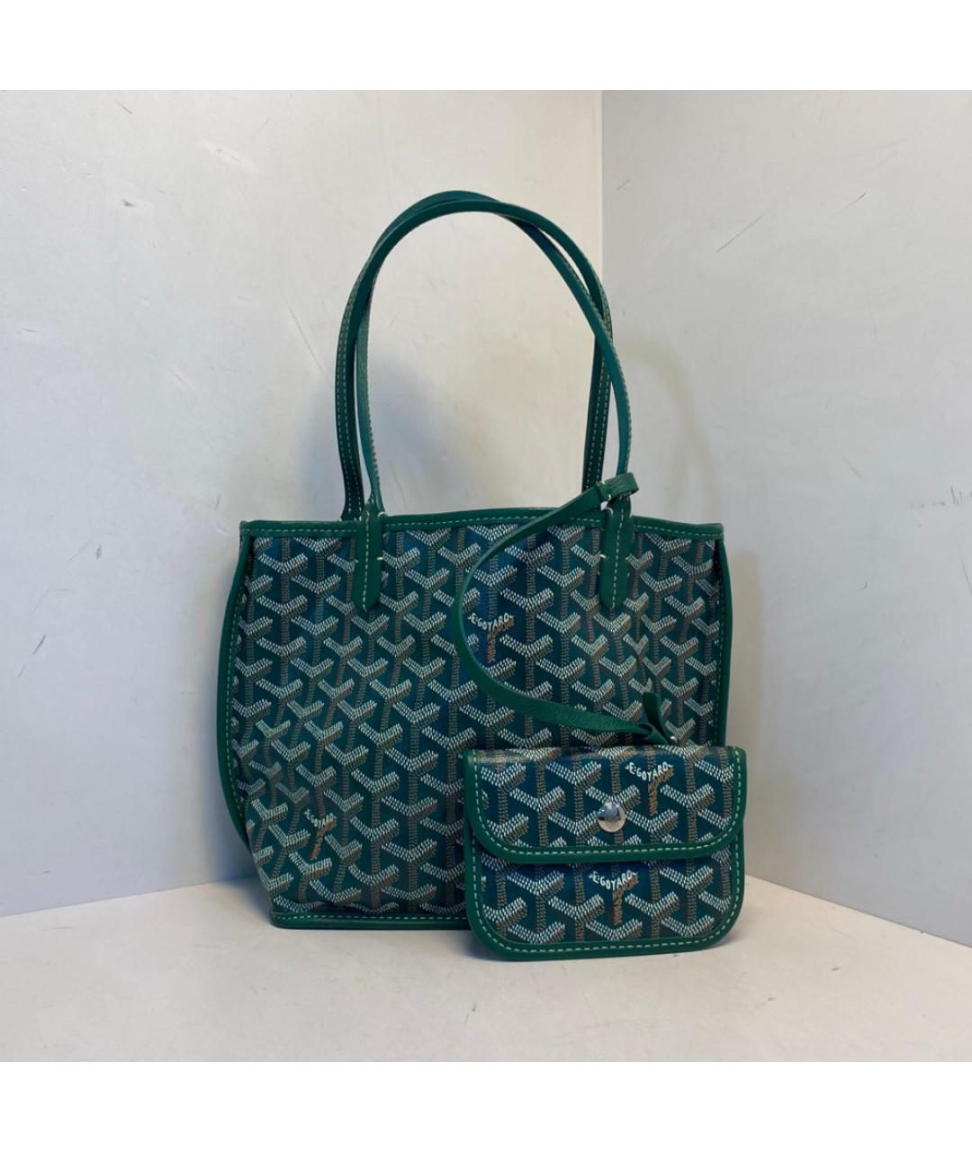 GOYARD Зеленая сумка через плечо, фото 8