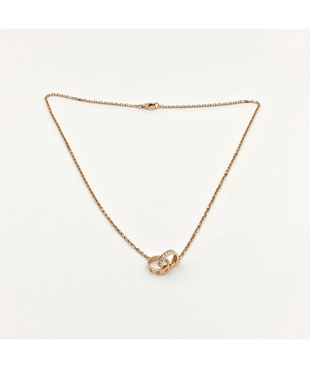 CARTIER Золотое колье из розового золота, фото 7