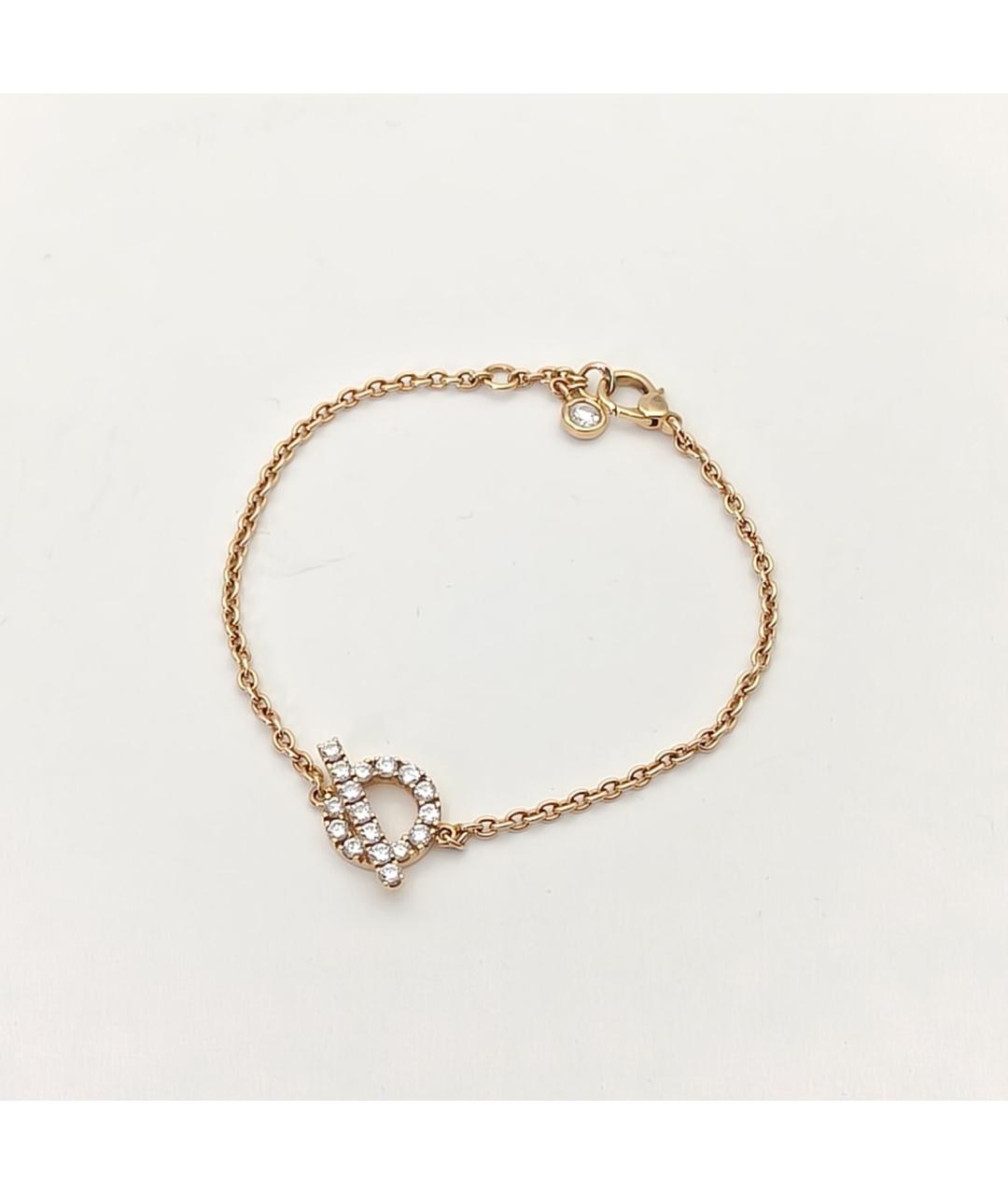 HERMES Золотой браслет из розового золота, фото 3