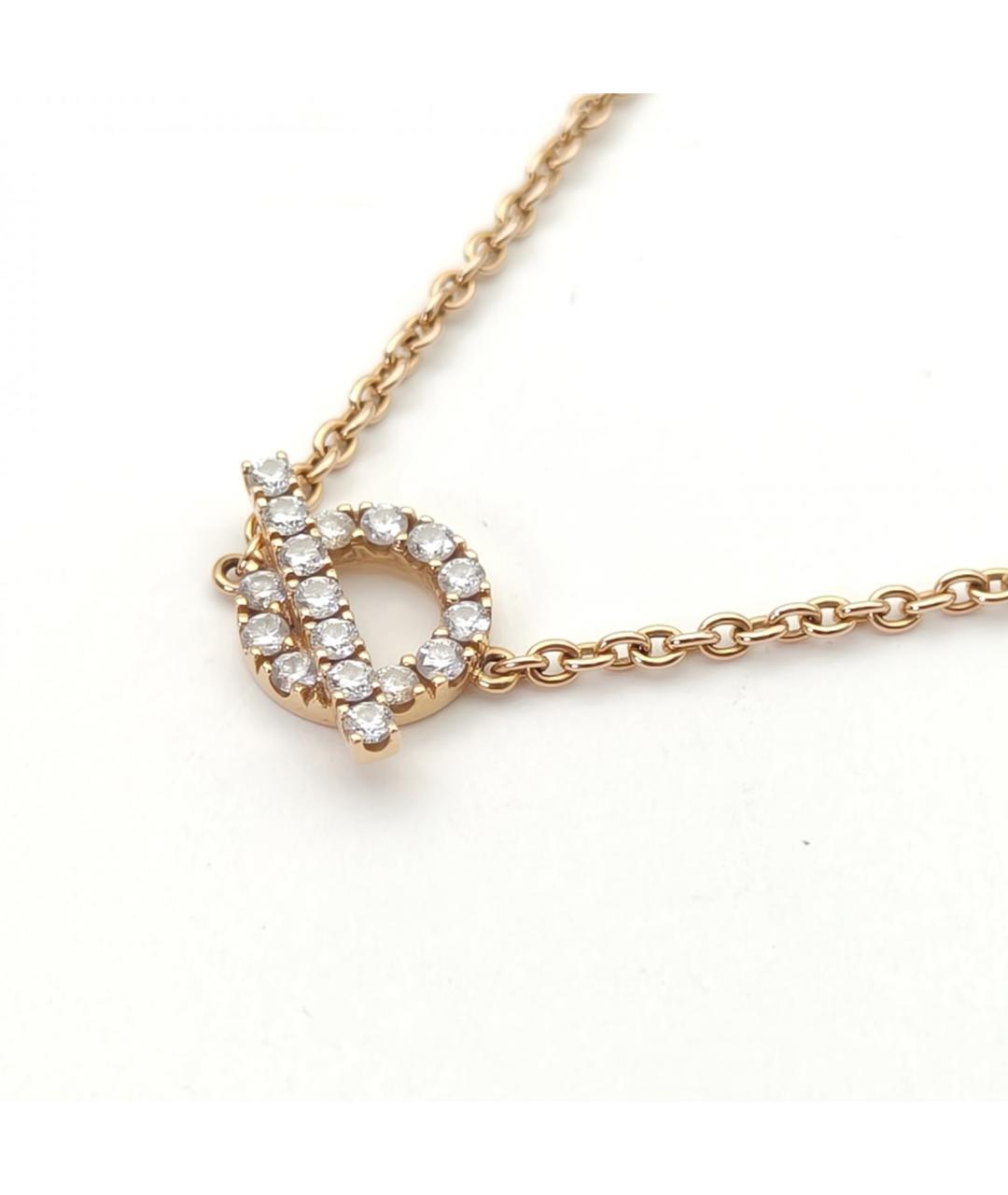 HERMES Золотой браслет из розового золота, фото 4