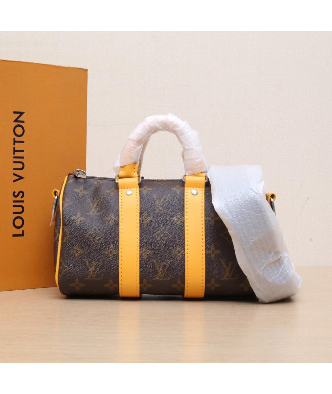LOUIS VUITTON Коричневая дорожная/спортивная сумка, фото 2