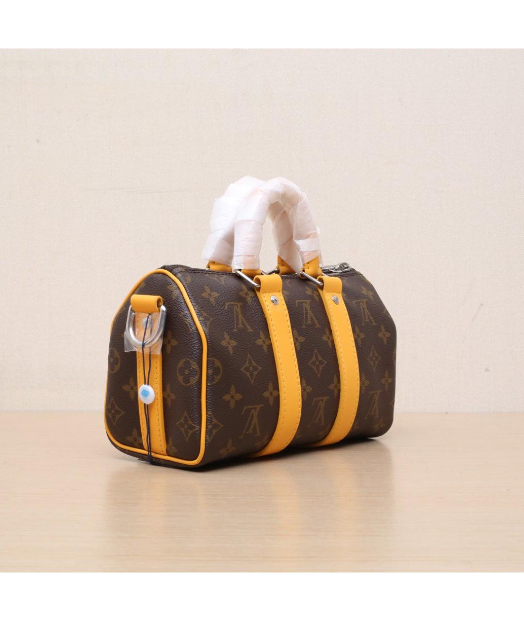 LOUIS VUITTON Коричневая дорожная/спортивная сумка, фото 6