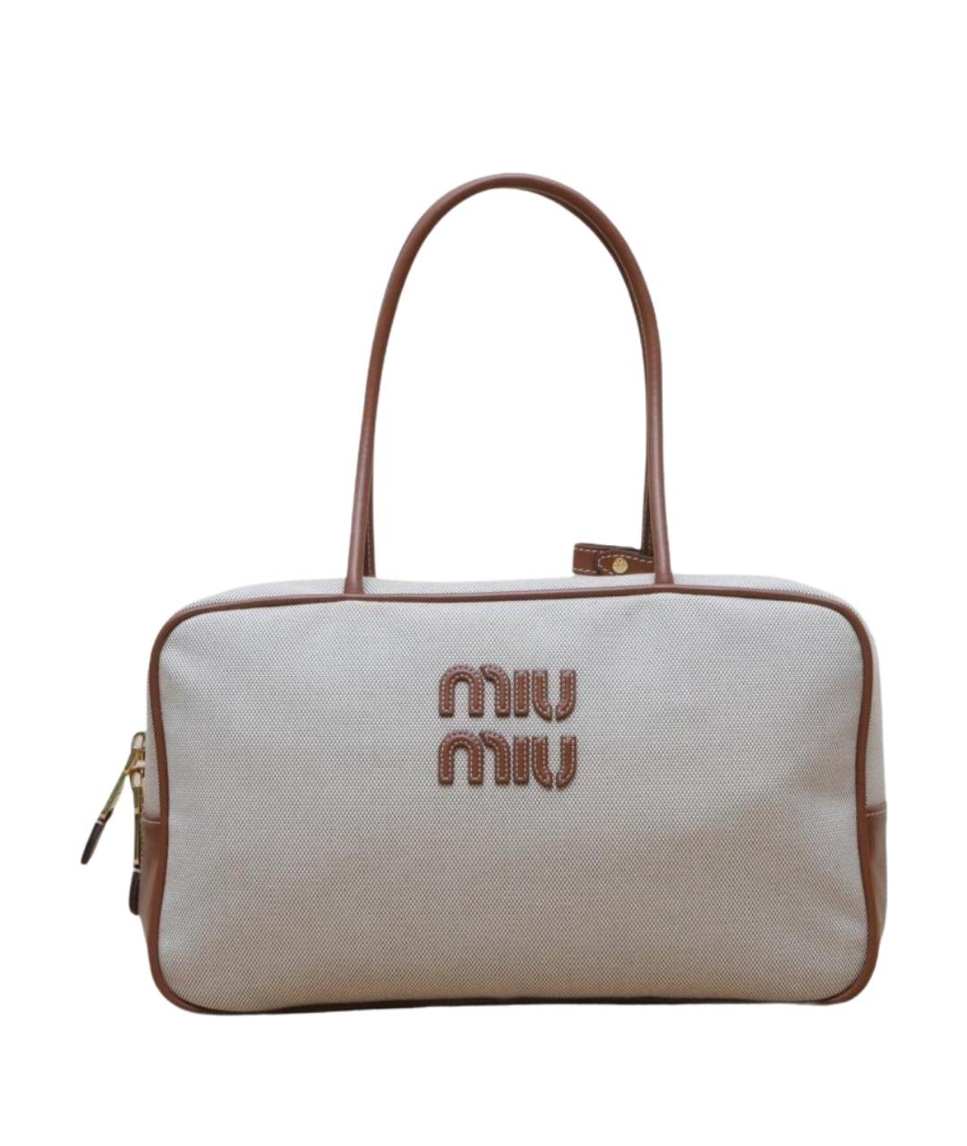 MIU MIU Бежевая сумка через плечо, фото 1