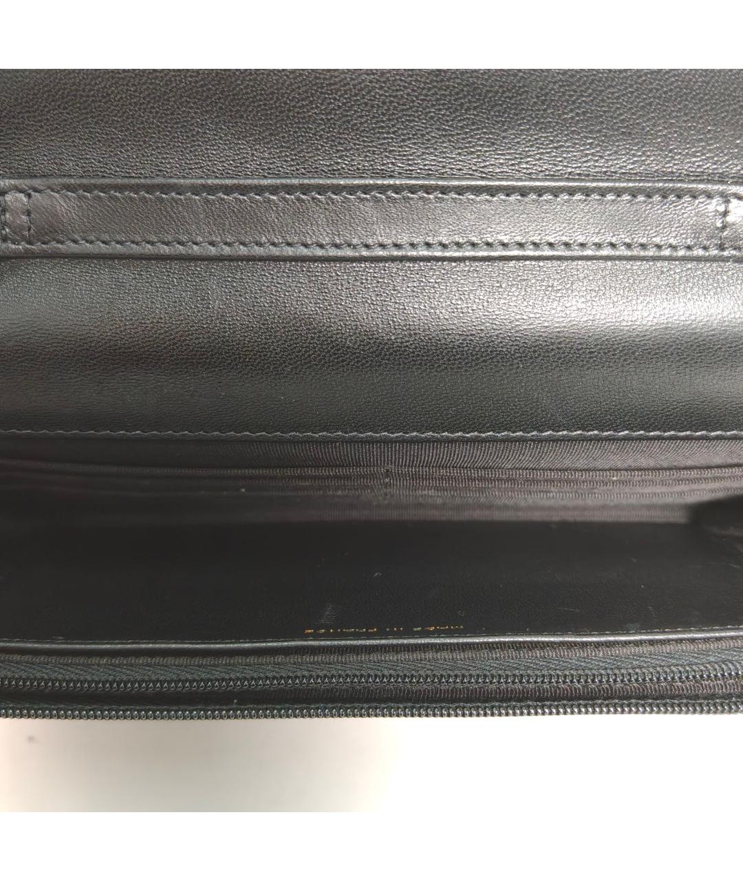 CHANEL Черная кожаная сумка через плечо, фото 8