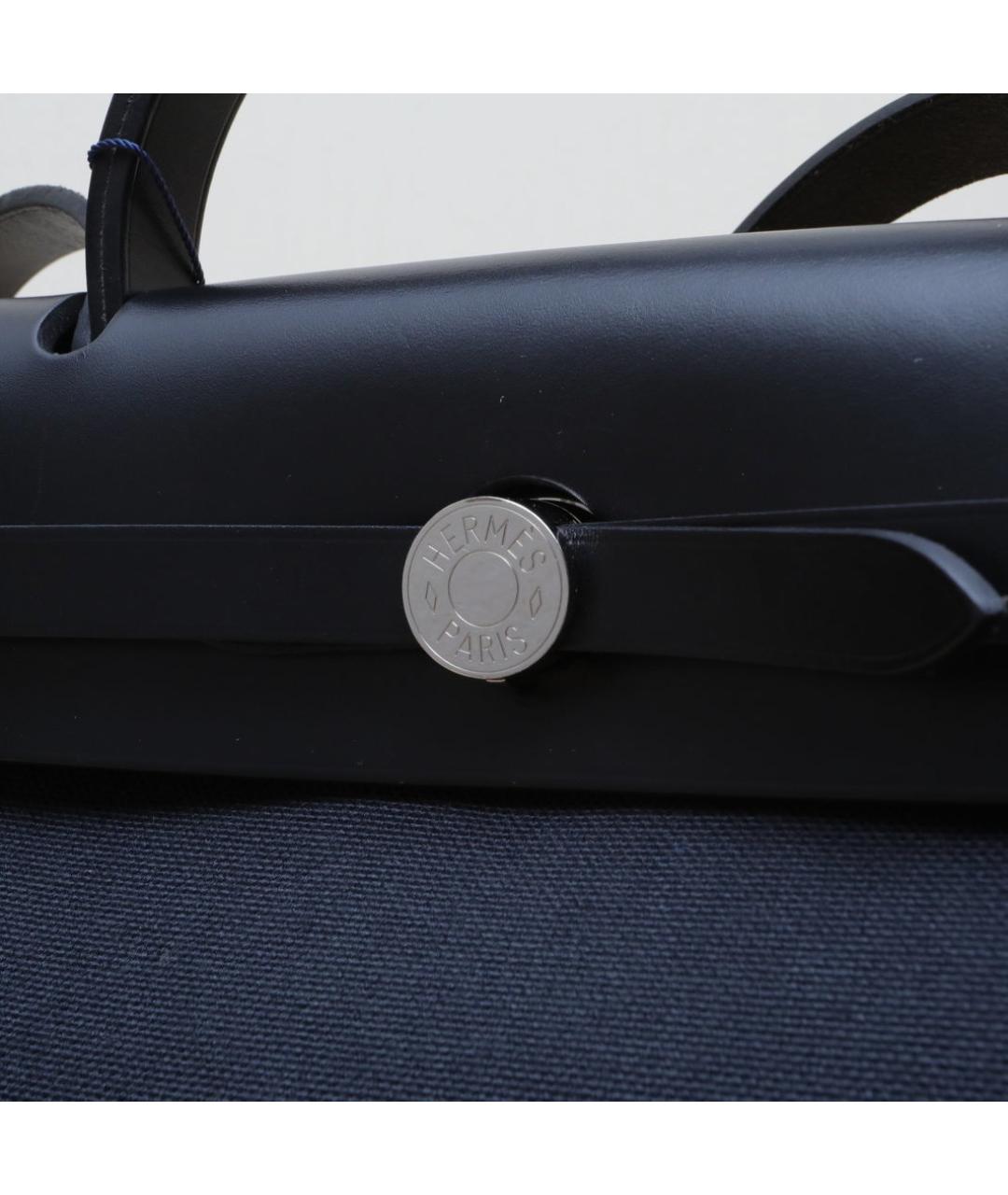 HERMES Черная сумка с короткими ручками, фото 7