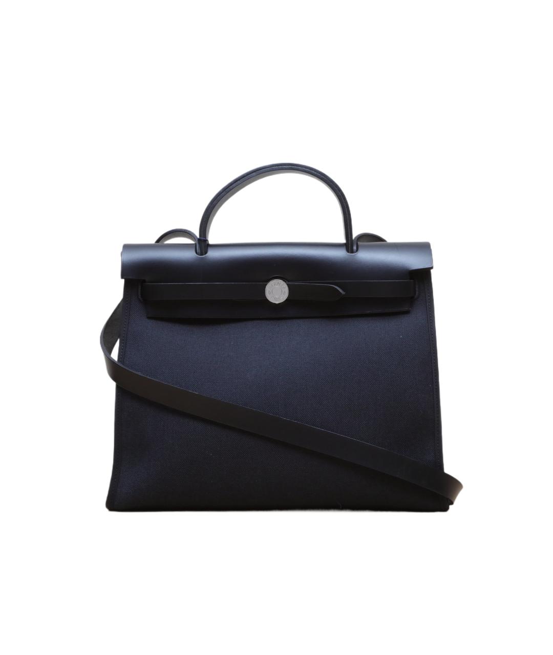 HERMES Черная сумка с короткими ручками, фото 9