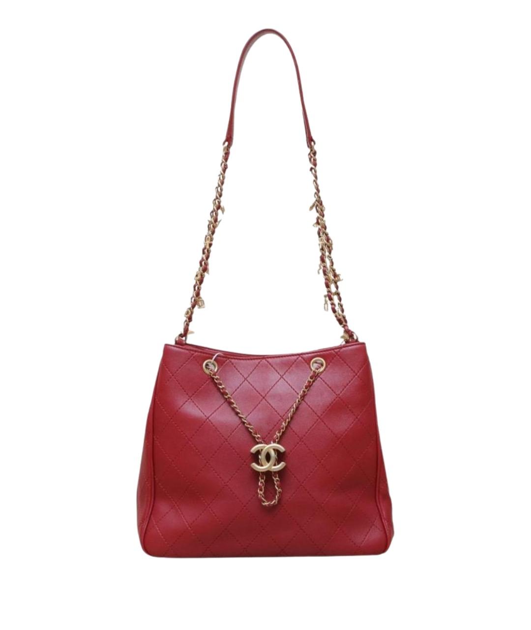 CHANEL Черная кожаная сумка через плечо, фото 1