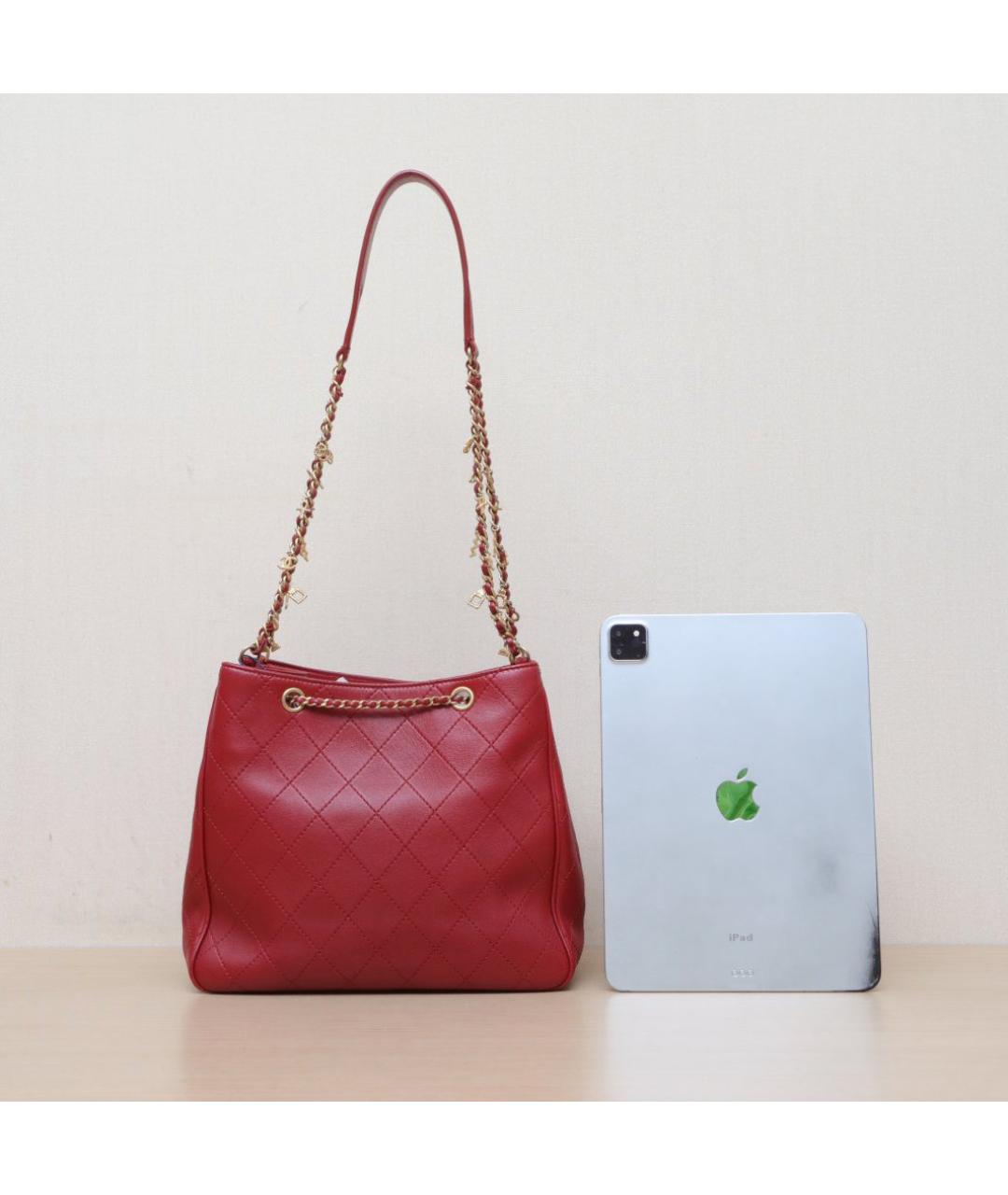 CHANEL Черная кожаная сумка через плечо, фото 6