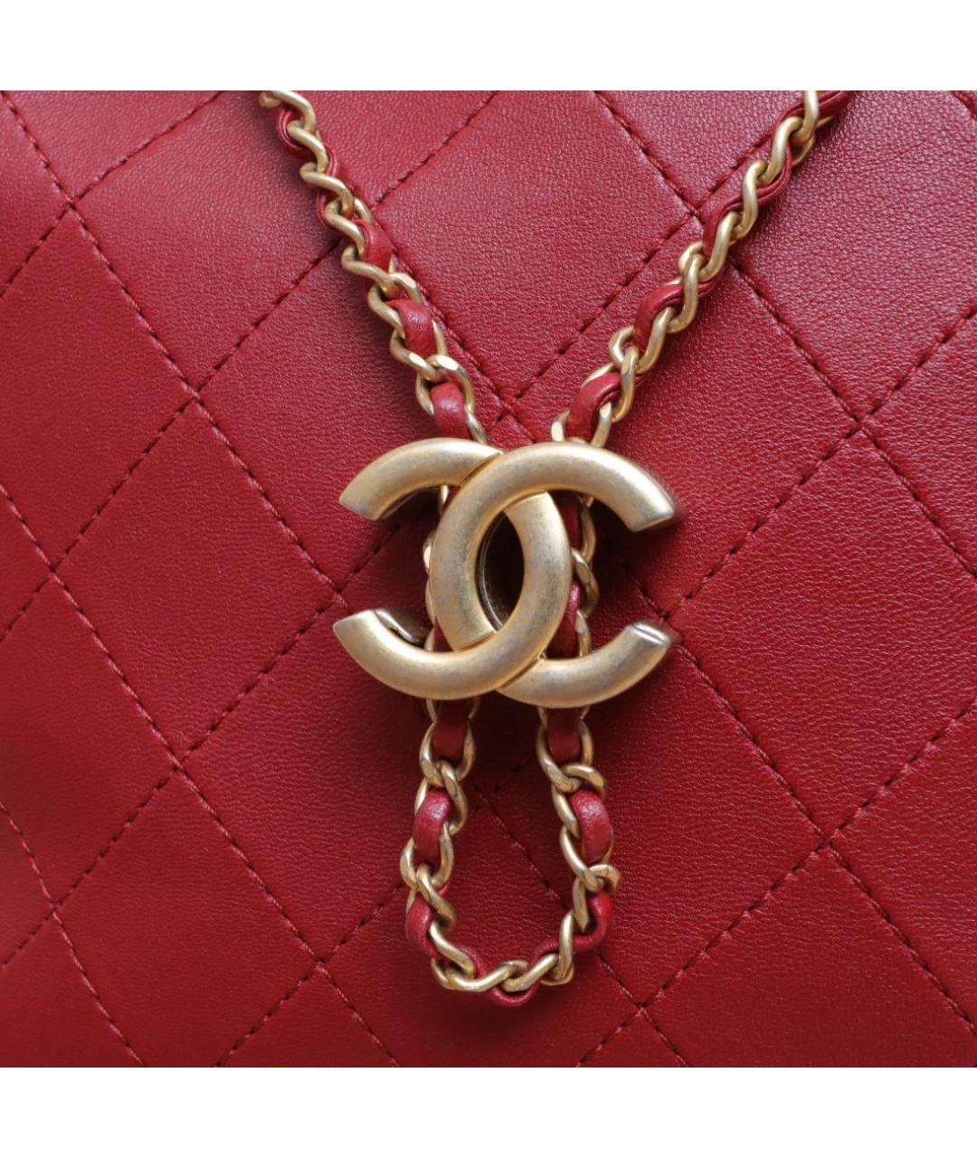 CHANEL Черная кожаная сумка через плечо, фото 7