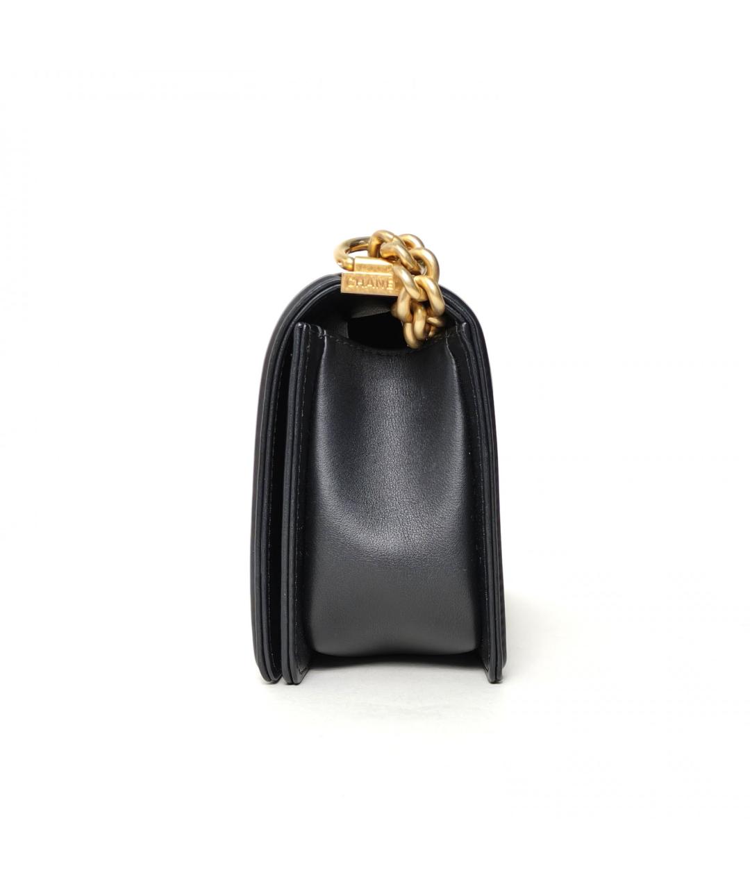 CHANEL Черная кожаная сумка через плечо, фото 5